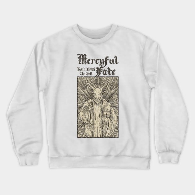 BAPHOMET ON PREACH (MERCYFUL FATE) Crewneck Sweatshirt by elsa-HD